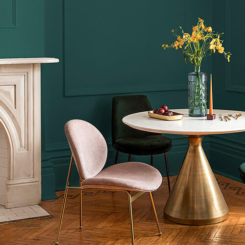 Royal Hunter Green Dining Room Color Schemes